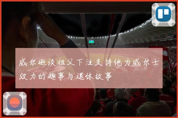 威尔逊谈祖父下注支持他为威尔士效力的趣事与退休故事